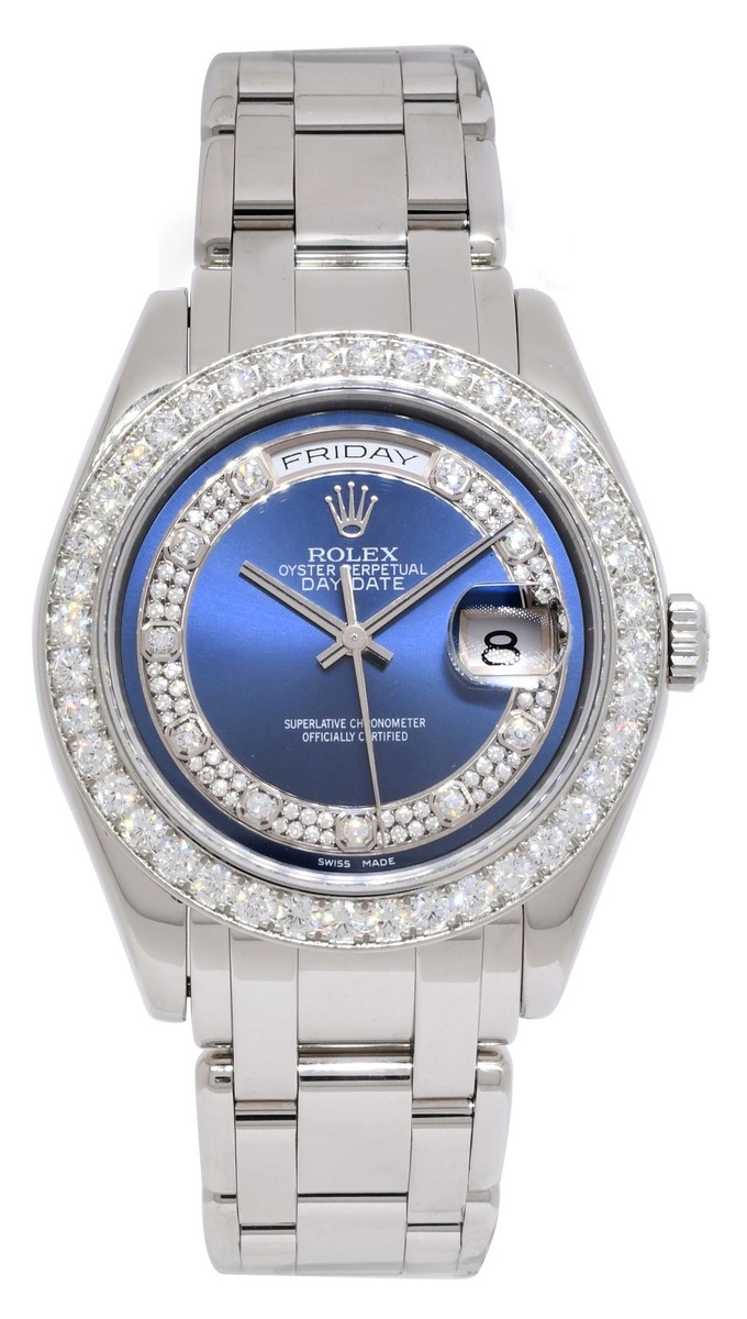 Rolex Masterpiece Platinum Blue Myriad Diamond Dial/Bezel 39mm