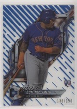 2018 High Tek Pattern 1 Waves/Diagonals Blue Rainbow Foil /150 Dominic Smith 0b3