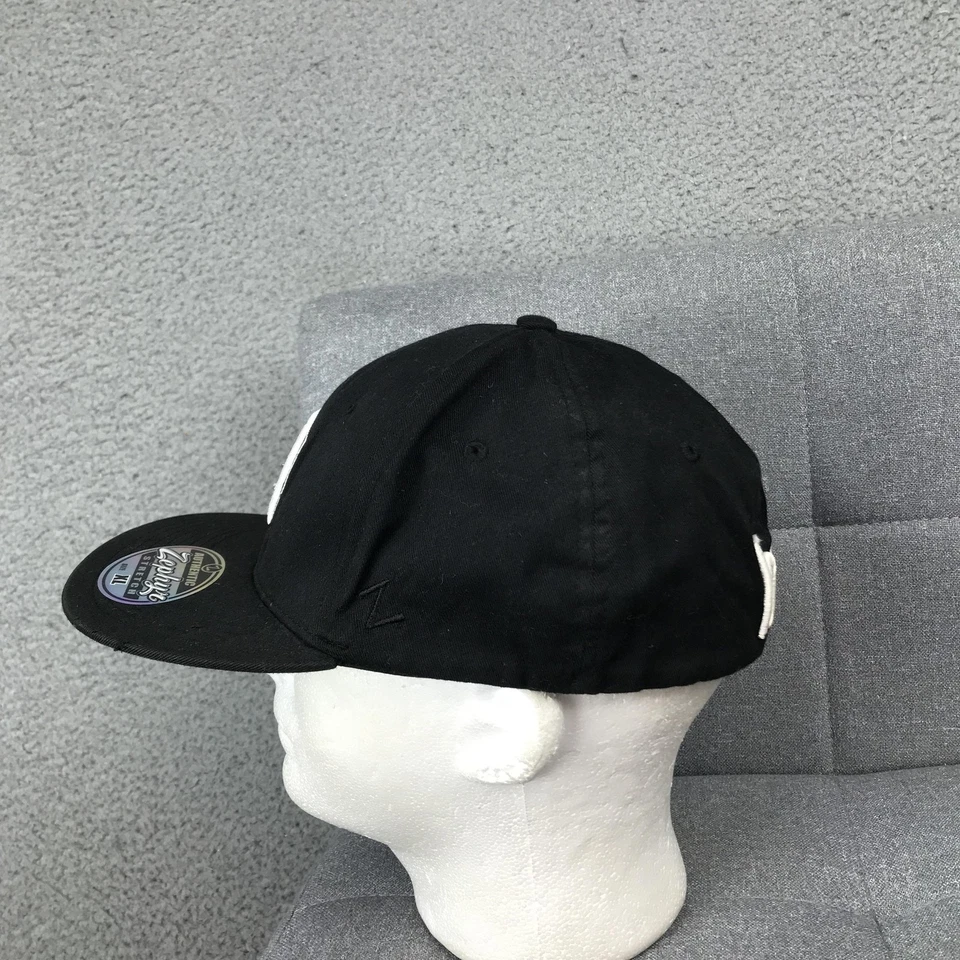 Ohio State Buckeyes Hat Cap Fitted Mens XL Black White NCAA Football Stretch - Image 3 of 4