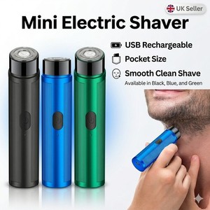 Mini Shaver USB Rechargeable Pocket Sized Portable Electric Shaver Razor For Men