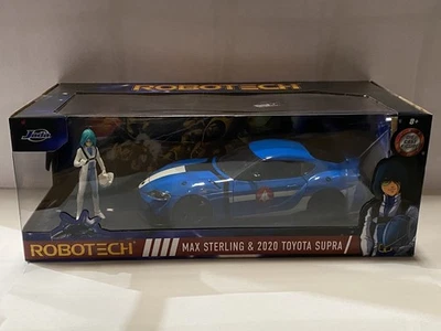 1:24 Max Sterling Toyota Supra 2020 ROBOTEC JADA Auto + Figur Diecast modellauto - Bild 1 von 2