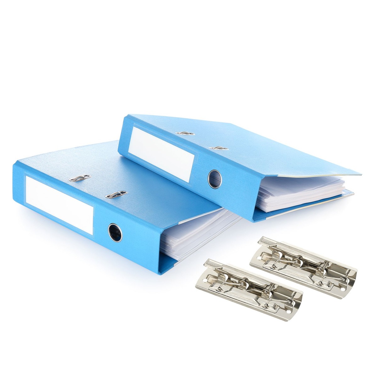 4 x Metal Clipboard Clips, Lever Clipboard Clips, Grip Lever Clip
