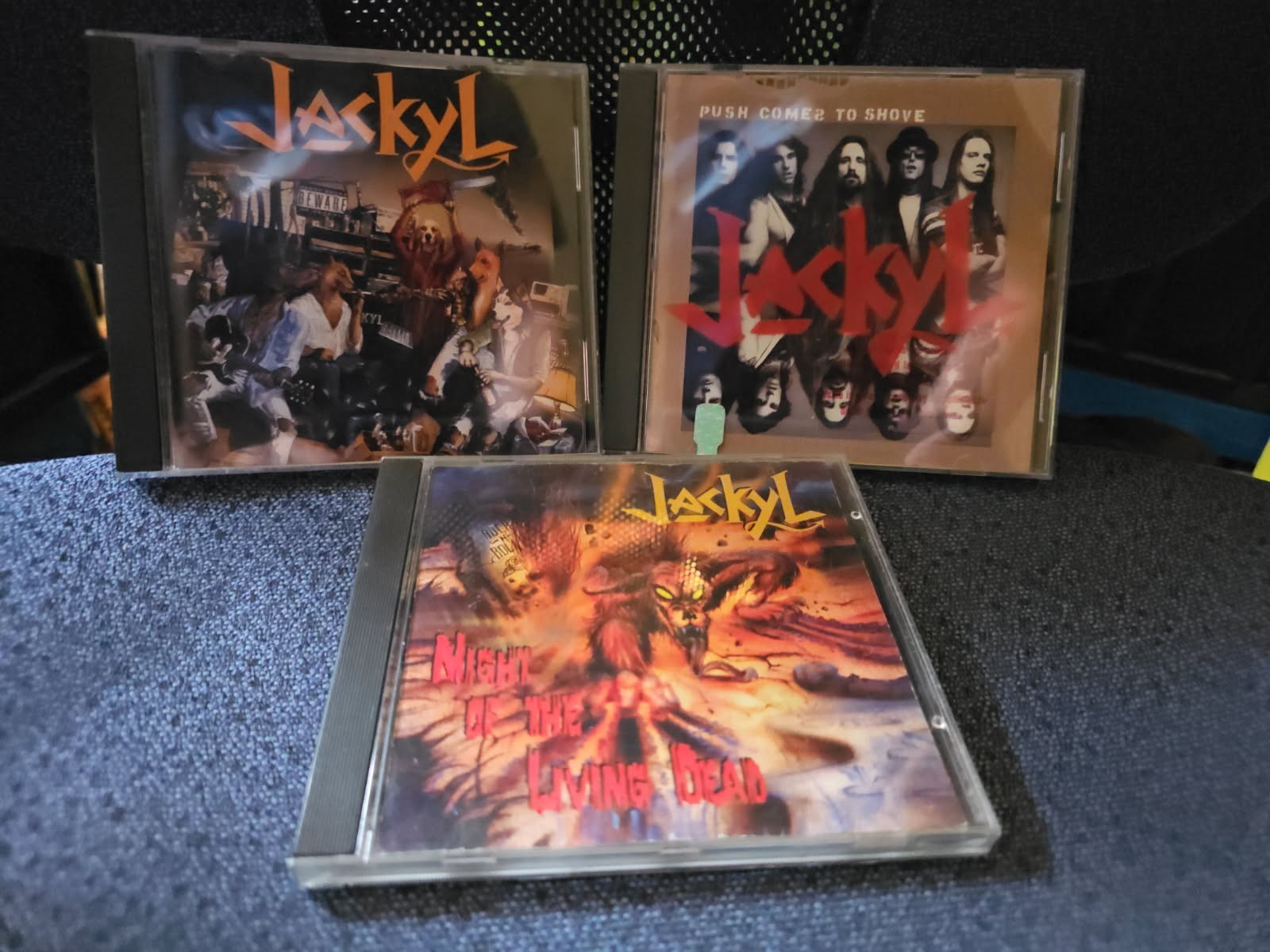 Lot of 3 CD: Jackyl: Self-Titled, Push Comes To Shove, Night of the Living Dead