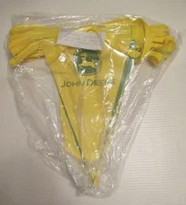 NEW John Deere - Vintage Yellow & Green Advertising 100ft Pennant Flag String