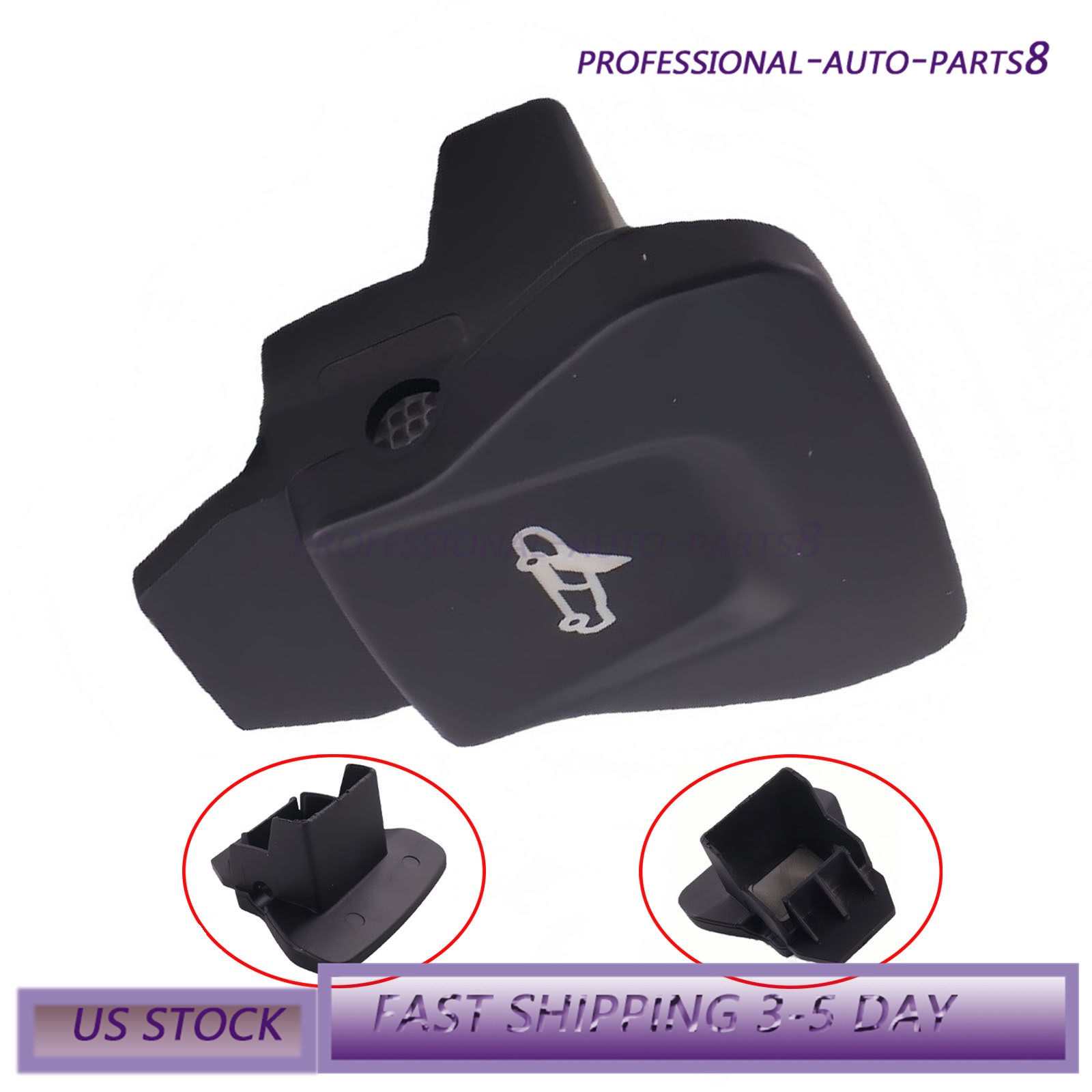New Black Right Side Door Control Switch Button 13M0434CP fit McLaren 570S 600LT