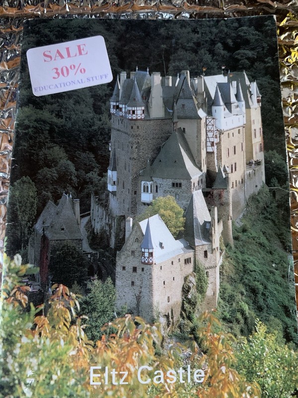 Travel Brochure Sold At Burg Eltz Castle Riverside Attraction Germany Mosel