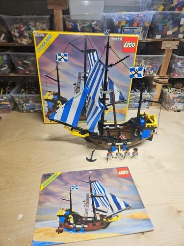 LEGO Pirates 6274 Caribbean Clipper with Instructions and Box 100%