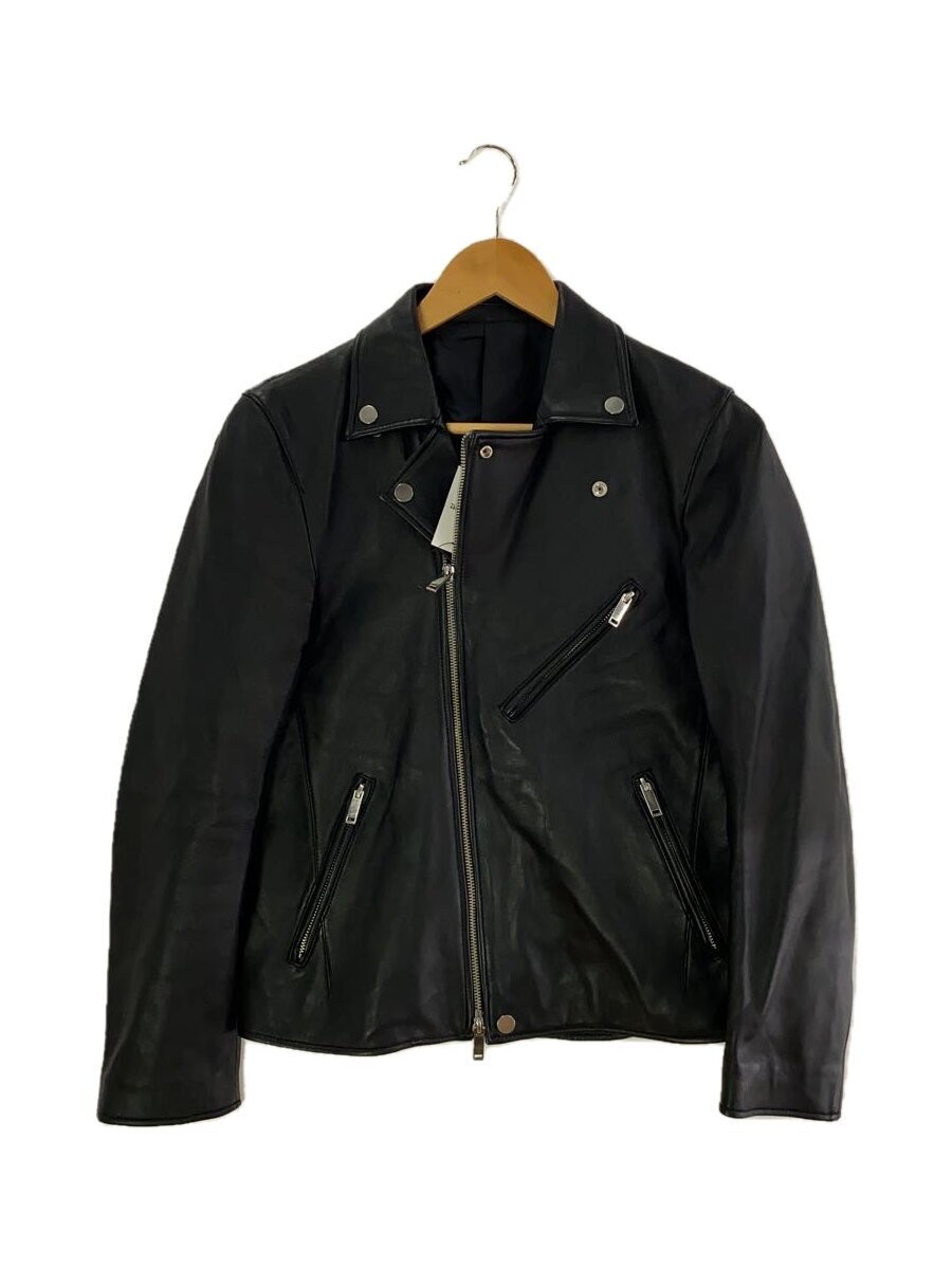 Studious Double Riders Jacket/2/Sheep Leather/Blk/107458002 3567