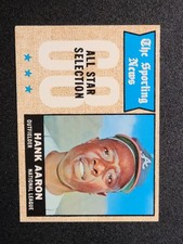 Vintage Topps Hank Aaron Baseball Cards Showcase Gallery and Checklist 68