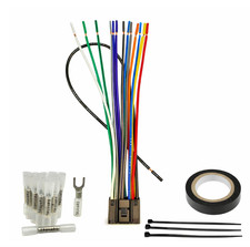 POWER WIRE HARNESS FOR KENWOOD KMR-D365BT KMRD365BT KIT WITH CONNECTORS