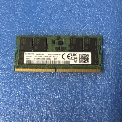 SAMSUNG 32GB RAM (32 GB x1) DDR5-4800B (PC5-38400) SODIMM LAPTOP MEMORY - TESTED