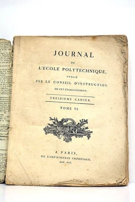 Journal École Polytechnique publié par Conseil Instruction Paris 1806 - Photo 1/4