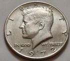 1972 John F Kennedy Half Dollar NMM Mult ERRORS Clad        (X)