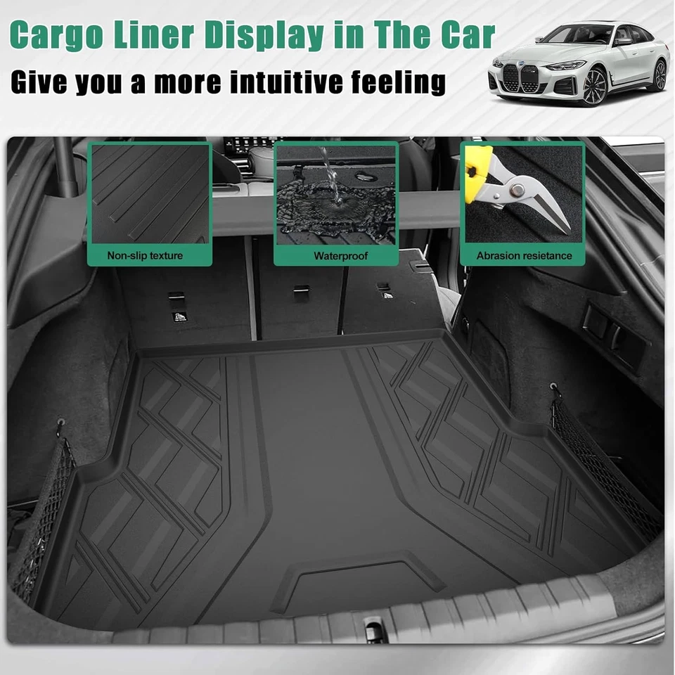 Original 2022-2025 I4 Floor Mats & Cargo & Liner for BMW - Image 4 of 4