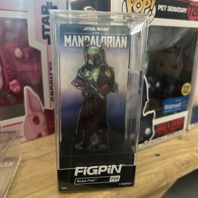 FiGPiN Star Wars The Mandalorian Boba Fett Collectable Pin #734