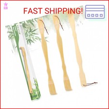 HOFASON 3 Pack Wooden Bamboo Back Scratcher for Adults Men Women, Gifts for Seni