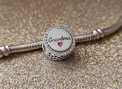 Authentic Pandora Grandma Silver  Charm