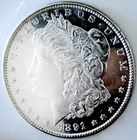1891 CC MORGAN DOLLAR UNBELIEVABLE DMPL! 30+INCH LIQUID MIRRORS MS+++++NR #64167