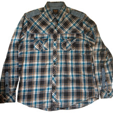PME LEGEND COTTON MEN'S PLAID L/S SHIRT PLAID 2XL - XXL