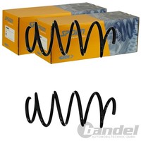 2X Spidan Fahrwerksfedern Vorne Passend FÜR VW Passat Links+Rechts