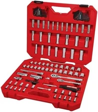 105 Piece Mechanics Tool Set SAE Metric Sockets
