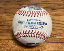 Brewers vs Giants Game Used Baseball 4/24/2025 Landen Roupp to Jake Bauers MLB