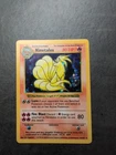 Pokemon TCG Ninetales 12/102 Base Set Shadowless Black Flame Holo Rare WOTC 1999
