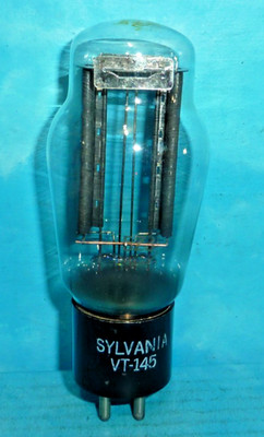 Sylvania 5Z3 VT-145 Rectifier Tube Black Plates D Getter Tested