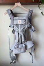 Ergobaby Mesh Baby Carrier Gray Multi-Carrying Positions Size Adjustable