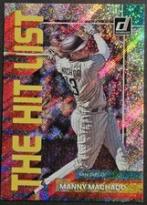 2022 Panini Donruss The Hit List #THL-11 Manny Machado Rapture SP San Diego
