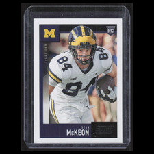 Sean McKeon Rookie #410 2020 Score Michigan Wolverines Football Card NFL NM. rookie card picture