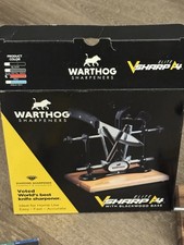 Warthog V Sharp Elite 4A With Wood Base. Pro Knife Sharpener!!