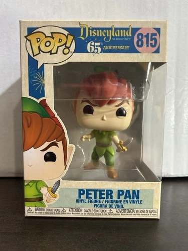 Peter Pan Disneyland 65th Anniversary Disney Vaulted Funko Pop 815 W Protector