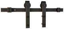 UPC 043156002672 product image for Schlage SD10-6.6 JSTP Strap Mount 78 Inch Sliding Barn Door Track - Bronze | upcitemdb.com