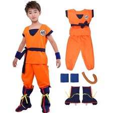 CHALAN Kids' Luxurious 7-Piece Cosplay Set, Halloween Costume, Kame Goku Ka