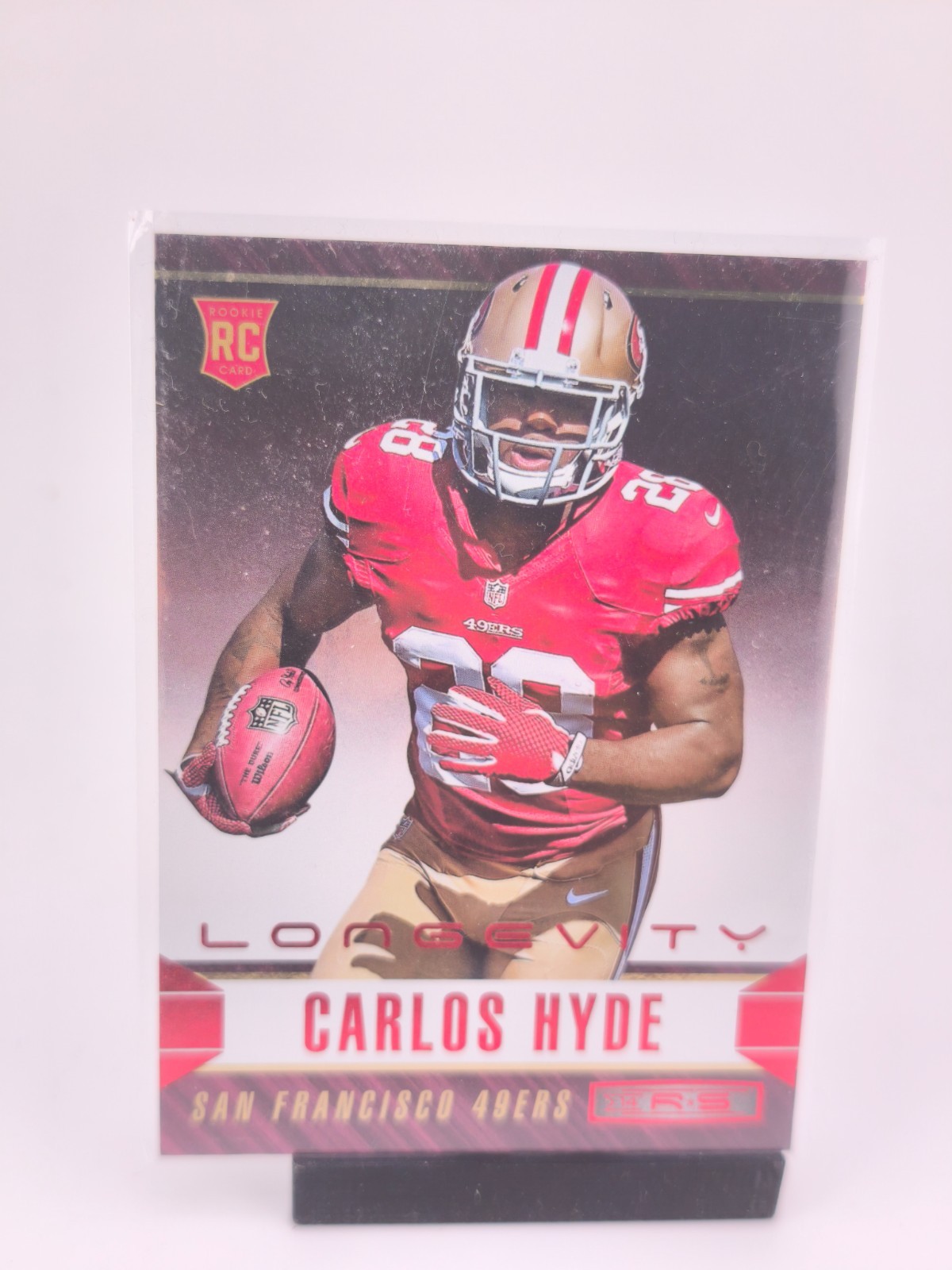 Carlos Hyde Panini Rookies & Stars #118 Longevity Ruby