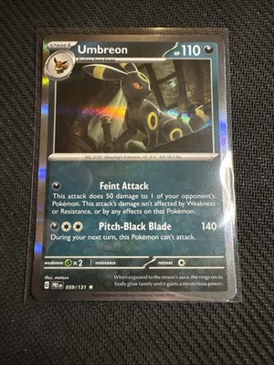 Umbreon 059/131 -Holo Rare Near Mint Pokémon TCG