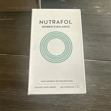 Women's Balance Hair Growth Supplements 120 Count EXPIRES 09/25 Sealed