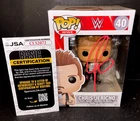 Chris Jericho Wrestling WWE Autographed Signed Funko Pop JSA Protector