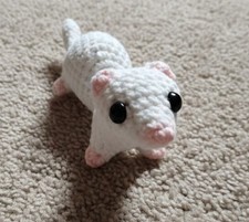 Crochet Ferret Amigurumi Plush Handmade Adorable And Unique 