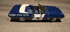 Greenlight 1/18 1971 Dodge Challenger R/T Convertible Indy 500 Pace Car Blu/Wte