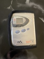 sony walkman cassette player with headphones