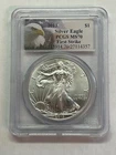 2013 American Silver Eagle PCGS MS70-First Strike-Eagle Label