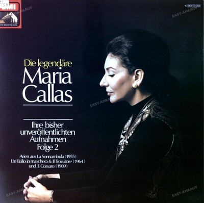Maria Callas - Die Legendäre M.C. - Unveröffentlichte Aufnahmen Folge 2 LP '*