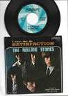 GARAGE  45 w/ PIC SLEEVE -ROLLING STONES -  SATISFACTION - HEAR - 1965 LONDON