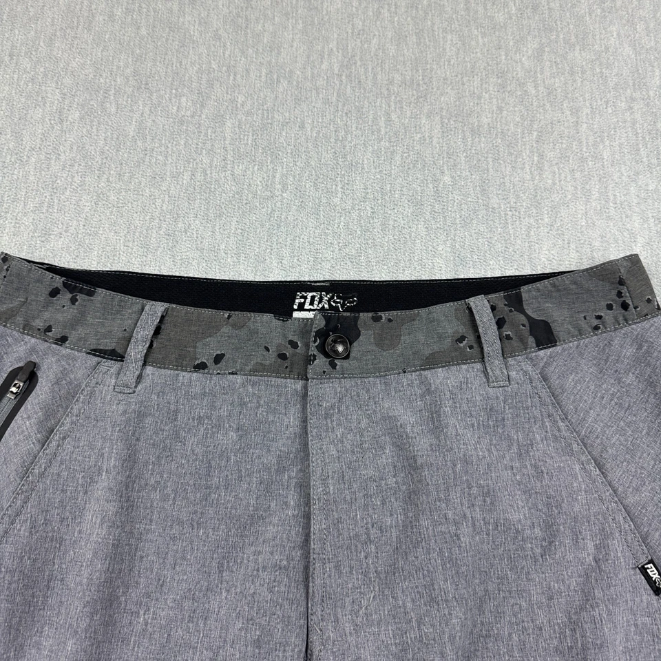 Fox Tech мужские шорты 34 серый Essex камуфляж пояс Chino эластичной открытый туризм - Изображение 2 из 4