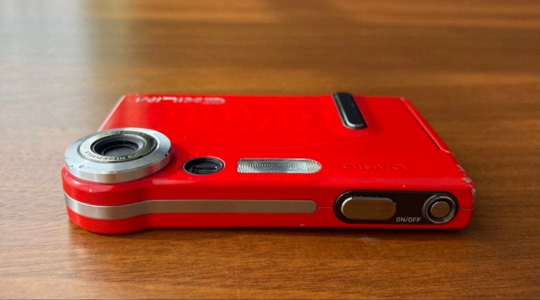 CASIO EXILIM EX-S20 Digital Camera 2MP Red Tested Working