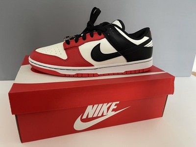 Men s Nike Dunk Low Retro EMB Sail Black -Black Chile Red Sz 10.5 DD3363-100 NIB