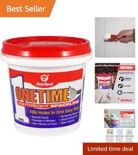Durable Lightweight Spackle - 1/2 Pint, Waterproof Wall Repair for All Surfaces