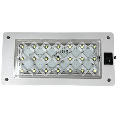 Universal Interior Light Rectangle 21 LED Reading Light Ceiling Dome Roof Car
